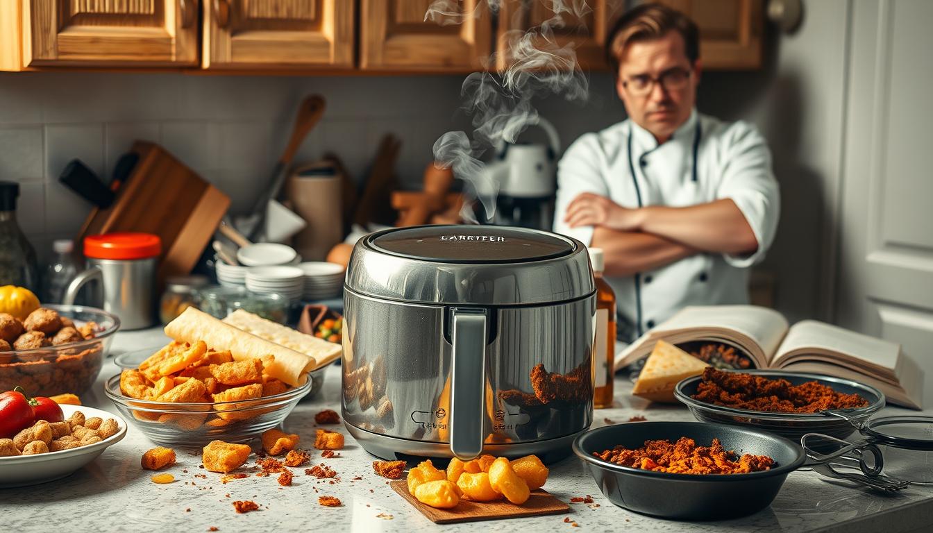 What are the negatives of cooking in an air fryer?