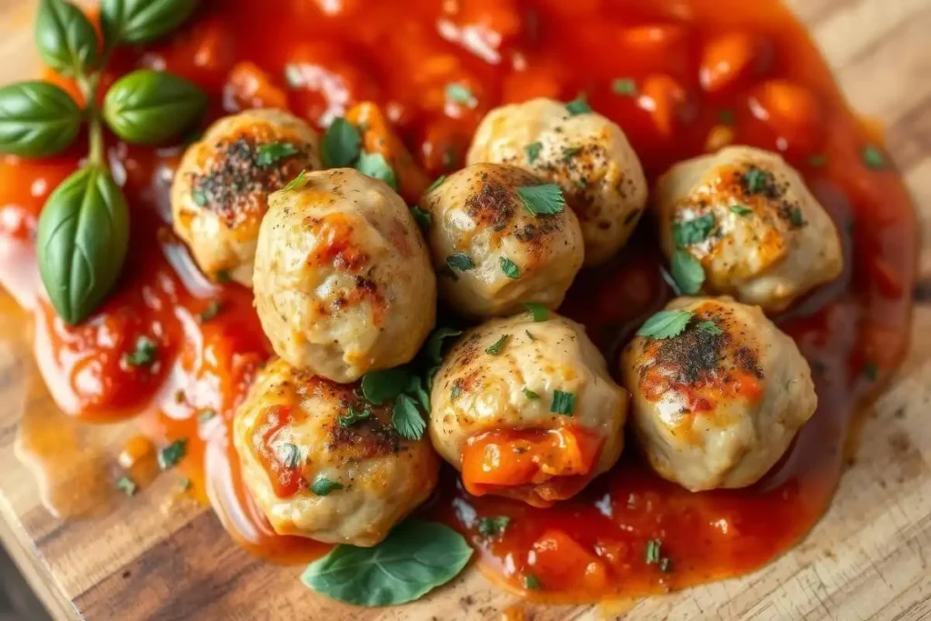 How do you keep chicken meatballs from falling apart