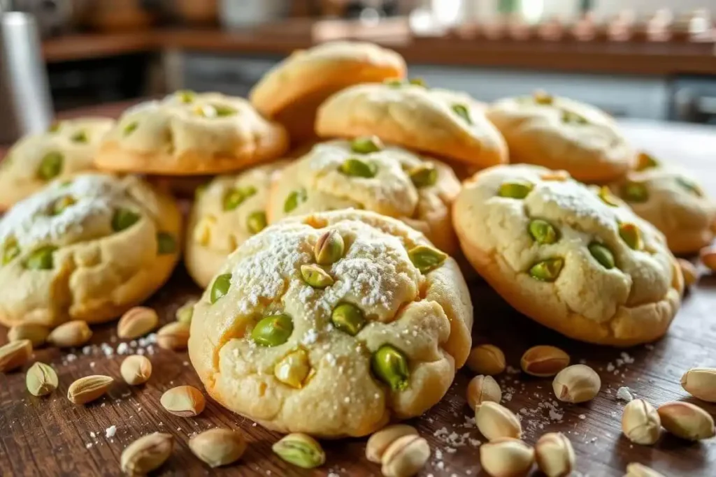 Pistachio Pudding Cookies