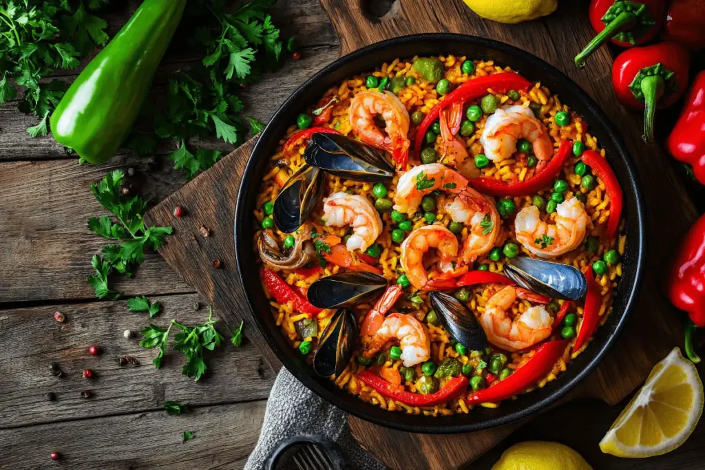 Seafood Paella Recipe