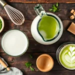 What does a matcha latte consist of