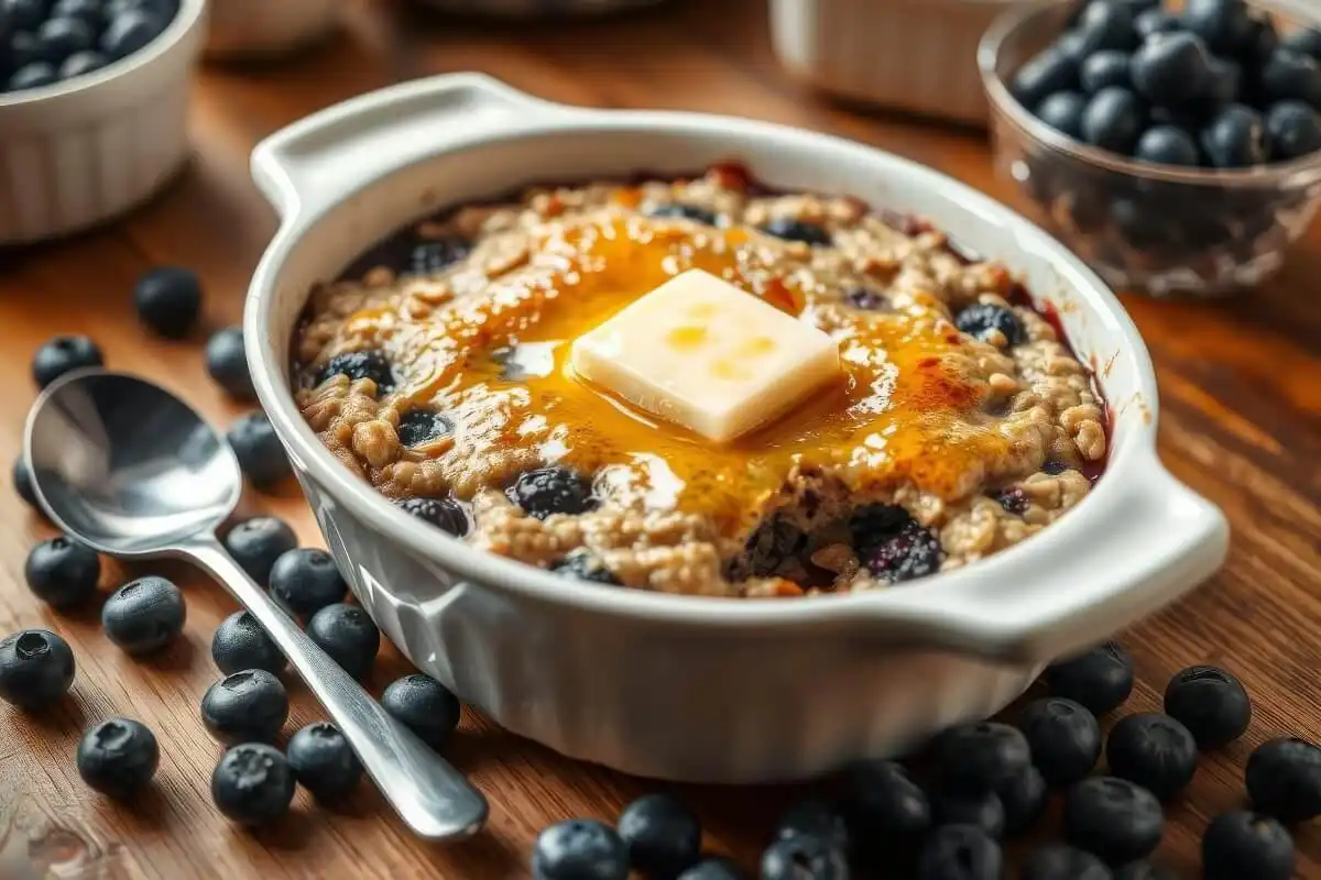 blueberry baked oatmeal​