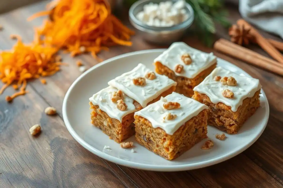 carrot cake bars​