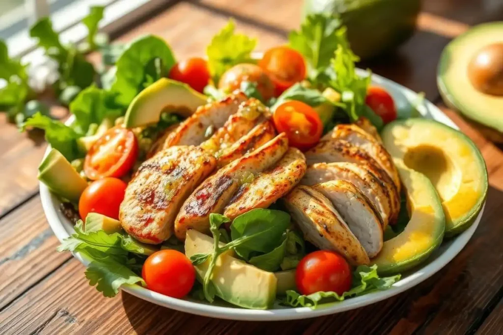 chicken avocado salad