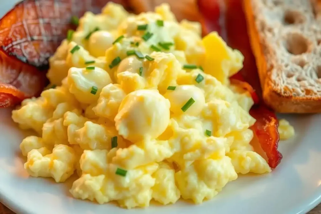 how to make fluffy scrambled eggs​