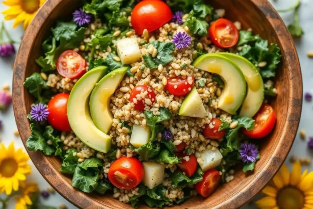 kale and quinoa salad​