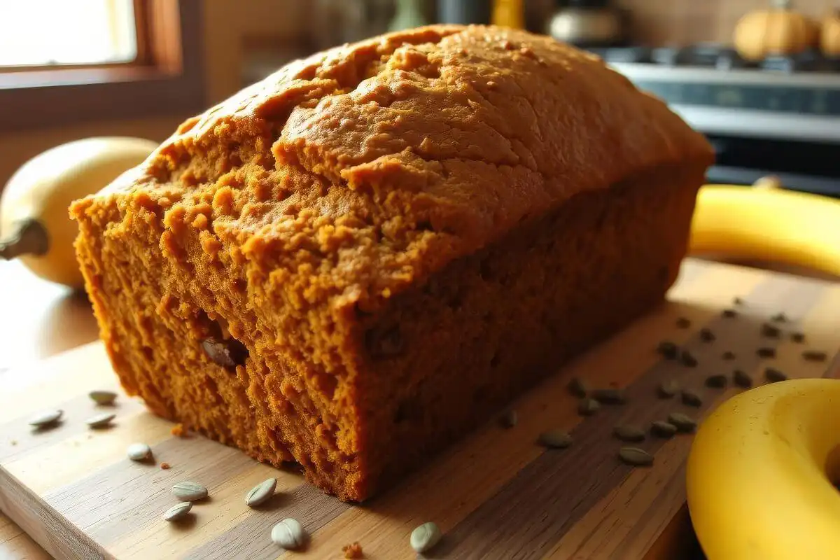 pumpkin banana bread