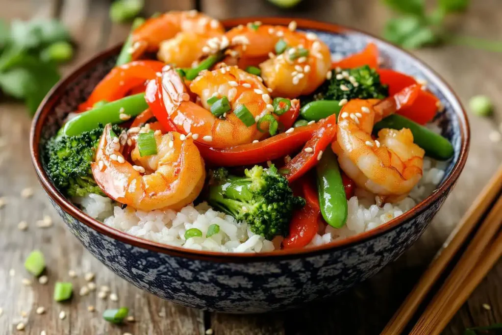 shrimp stir fry