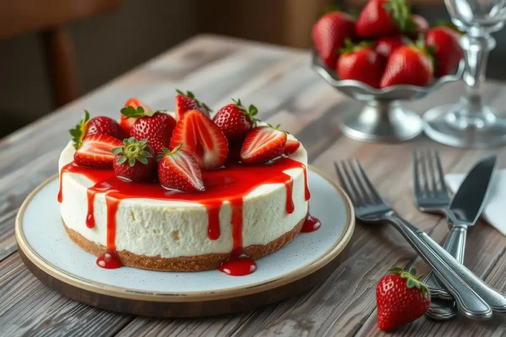 strawberry cheesecake​